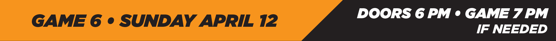 Playoffs Round 2 Landing Page SUMMERSIDE Game 6 if needed