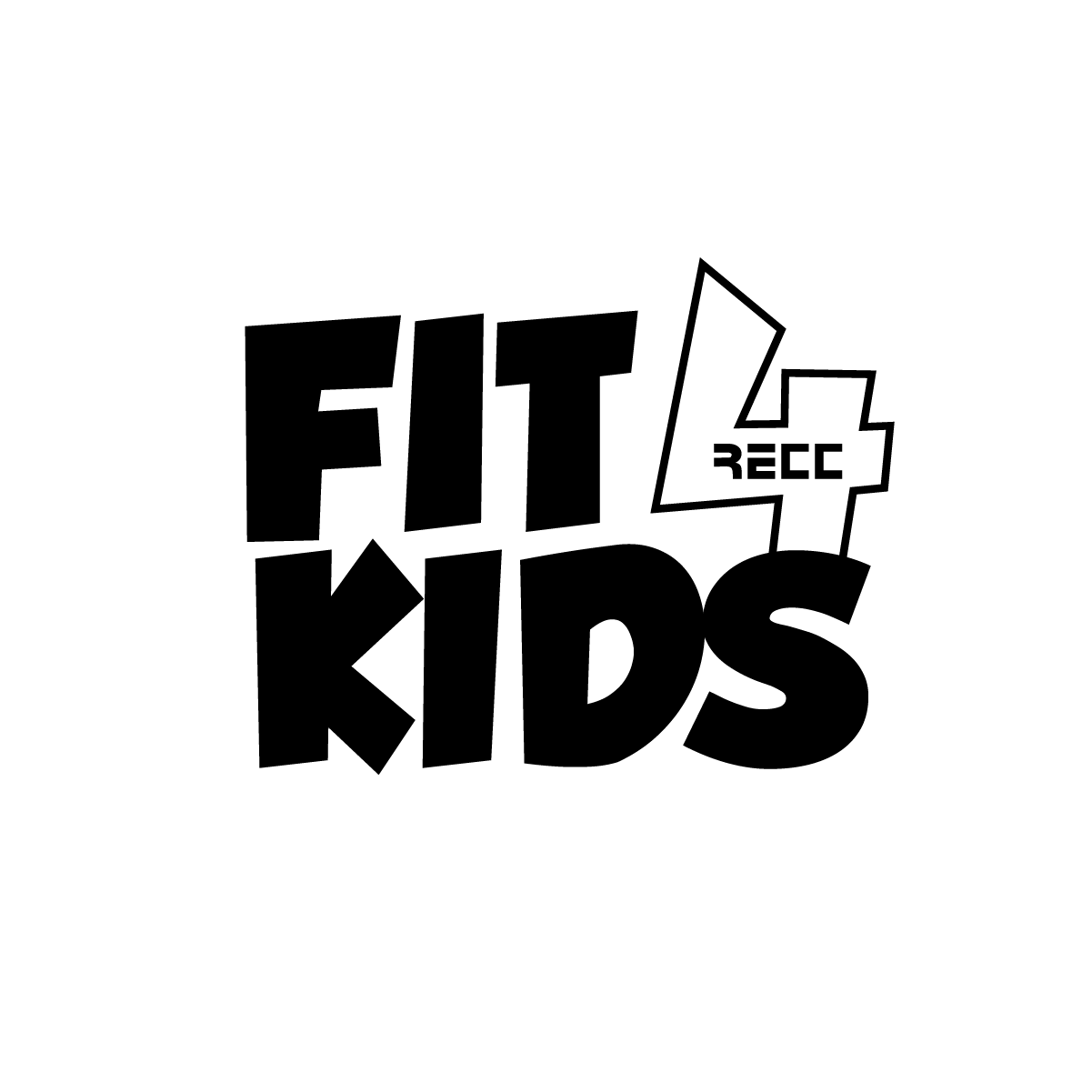 Logo BLACK Fit 4 Kids