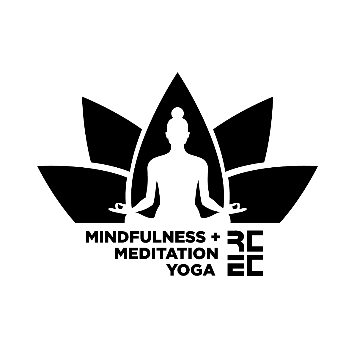 Logo BLACK Mindfulness Yoga