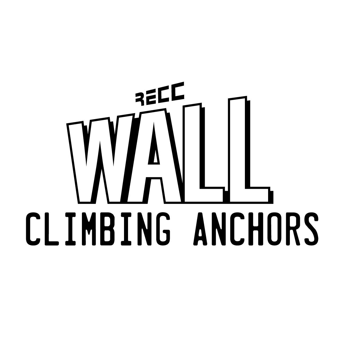 Logo BLACK WallClimbingAnchors