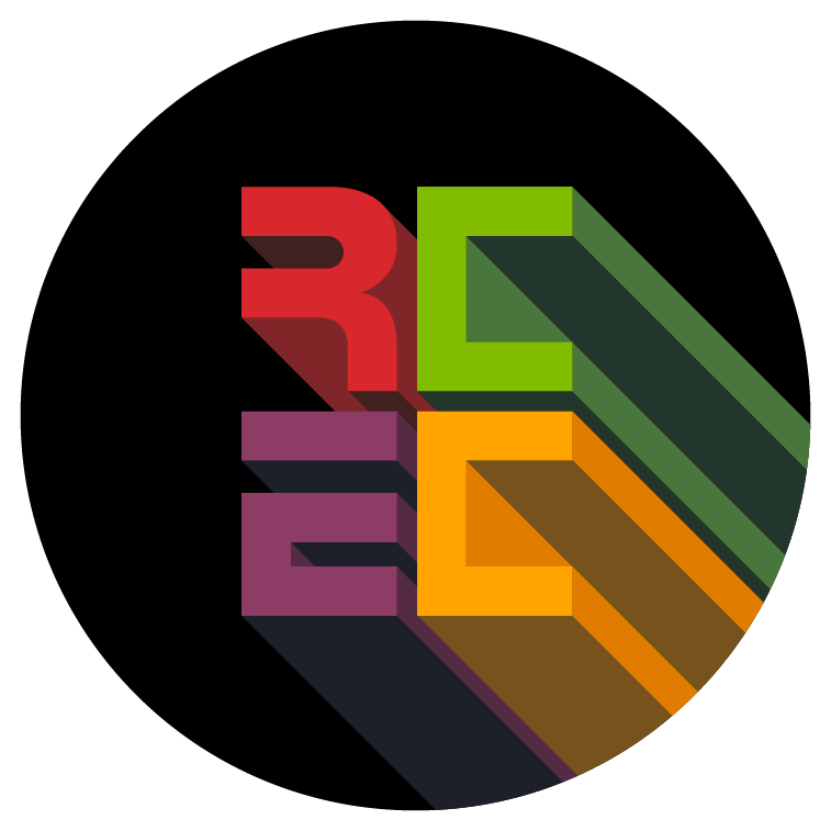 RECC Logo Round Colour Opaque Black BG